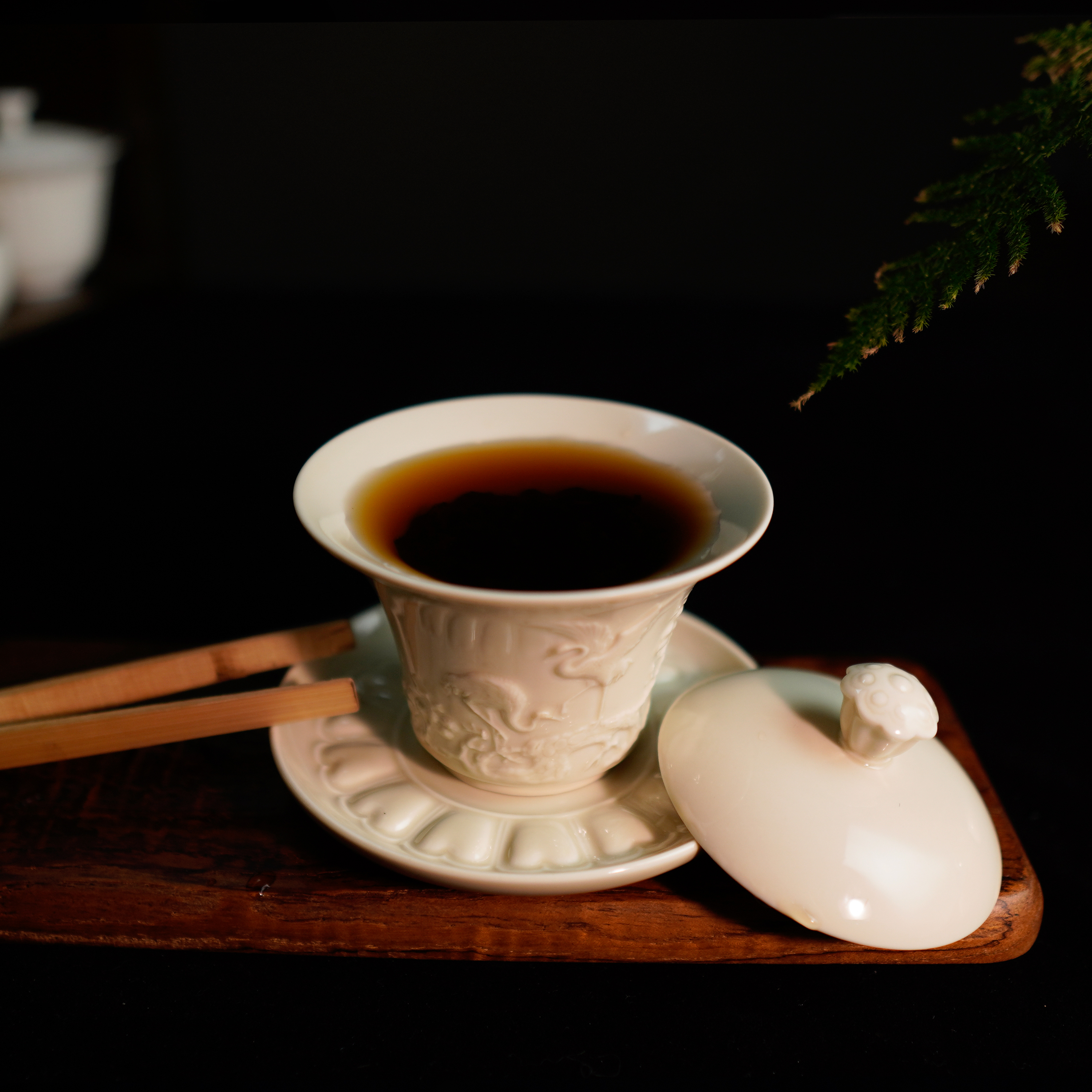 匠心獨具——大師款松鶴蓋碗(圖2) 2.jpg